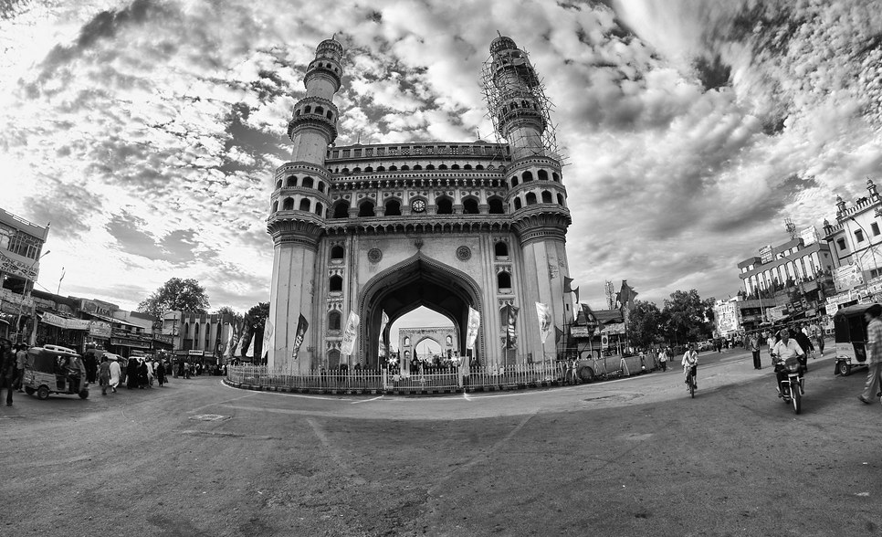 Charminar Hyderabad historic monument built by Muhammad Quli Qutb Shah in 1592 qasim.net